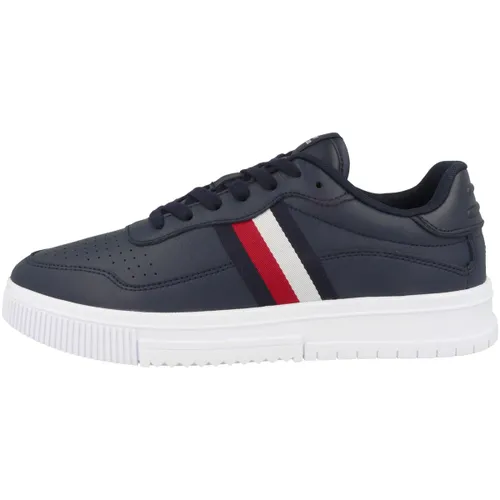 Tommy Hilfiger Men Cupsole Supercup Leather Stripes Trainers