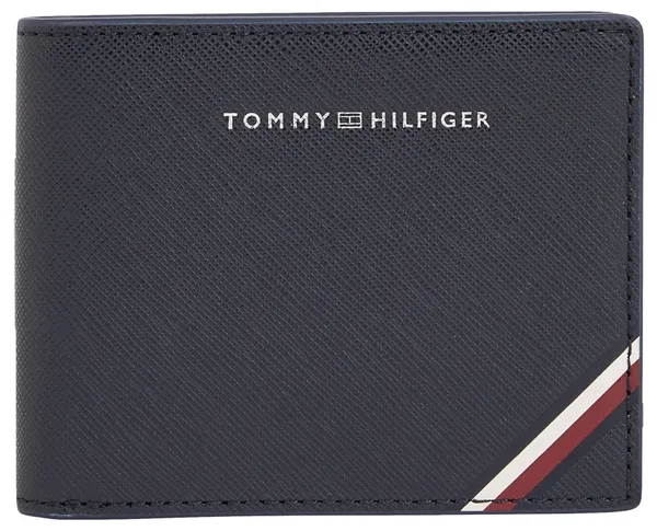 Tommy Hilfiger Men Leather Wallet Central Mini Cc