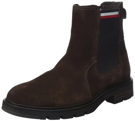 Tommy Hilfiger Men Low Boot Corporate Suede Chelsea