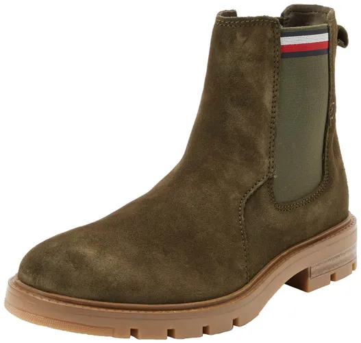 Tommy Hilfiger Men Low Boot Corporate Suede Chelsea