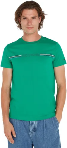 Tommy Hilfiger Men Short-Sleeve T-Shirt Stripe Chest Tee