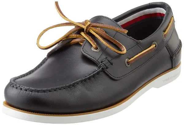 Tommy Hilfiger Men TH Boat Shoe Core Leather