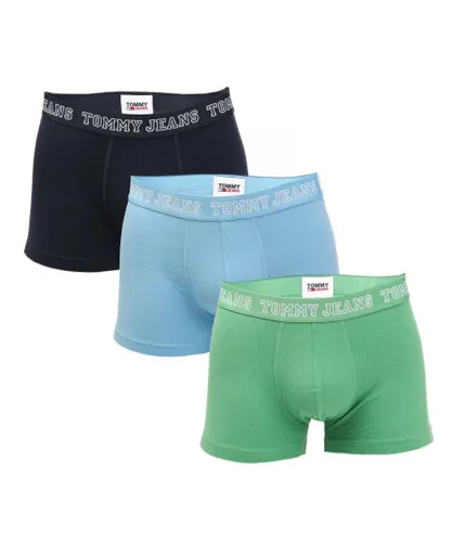 Tommy Hilfiger Mens 3 Pack Boxer Shorts in Multi colour - Multicolour Cotton