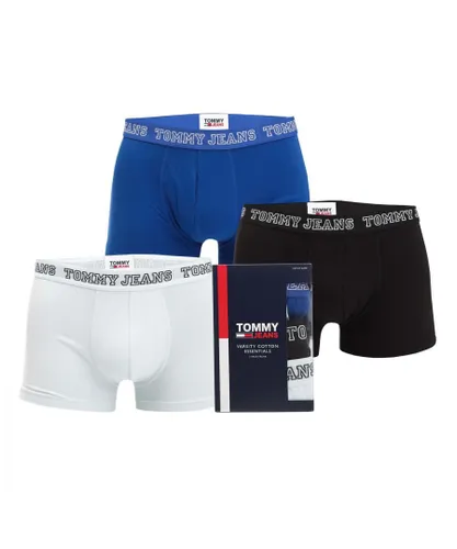 Tommy Hilfiger Mens 3 Pack Boxer Shorts in Multi colour - Multicolour Cotton