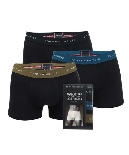 Tommy Hilfiger Mens 3 Pack Boxer Shorts in Navy Cotton