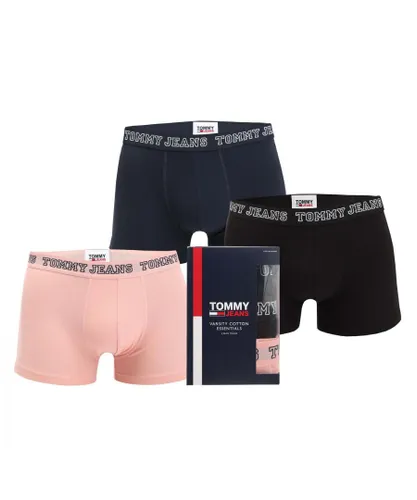 Tommy Hilfiger Mens 3 Pack Cotton Boxer Shorts in Multi colour - Multicolour