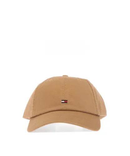 Tommy Hilfiger Mens Accessories Flag Cap in Sand Cotton - One