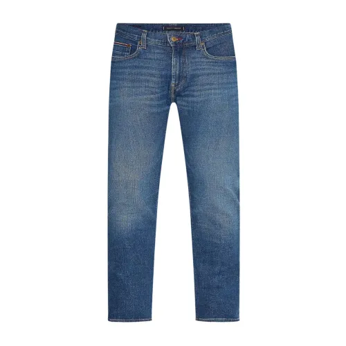 Tommy Hilfiger , Men`s Bleecker Five-Pocket Jeans ,Blue male, Sizes: