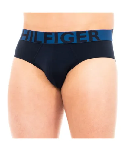 Tommy Hilfiger Mens Breathable fabric brief with anatomical front 1U87905329 man - Blue Rubber