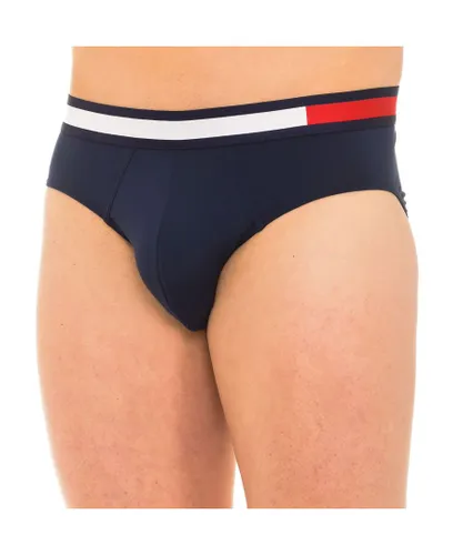 Tommy Hilfiger Mens breathable fabric brief with anatomical front UM0UM01377 - Blue