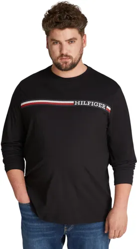 Tommy Hilfiger Men's BT-Chest Stripe LS TEE-B L/S T-Shirt