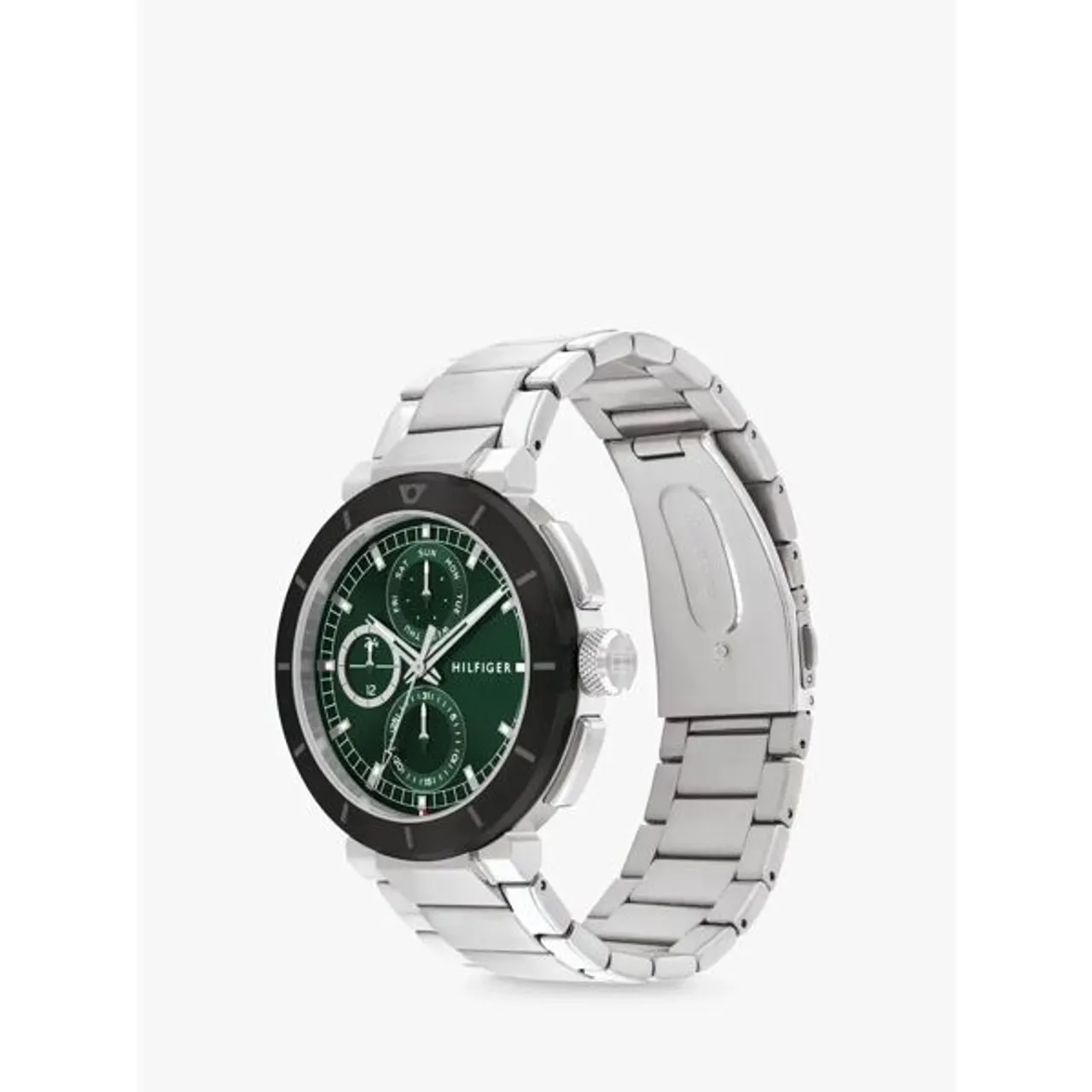 Tommy Hilfiger Men's Chronograph Bracelet Strap Watch - Silver - Male