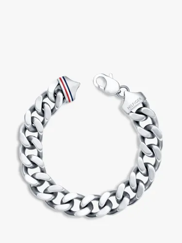 Tommy Hilfiger Men's Chunky Chain Bracelet, Silver - Silver - Male