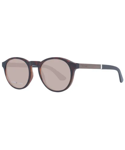 Tommy Hilfiger Mens Classic Square Sunglasses - Brown - One