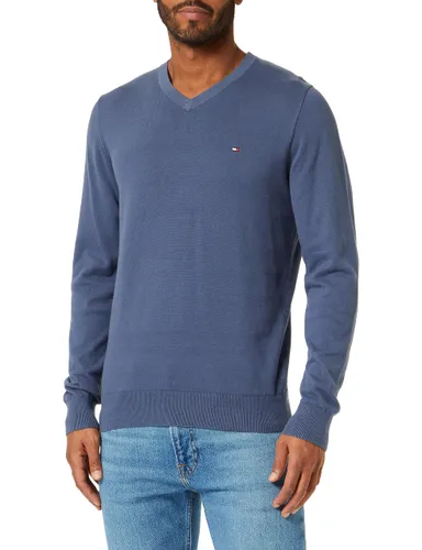 Tommy Hilfiger Men's DE Cotton V Neck Pullovers