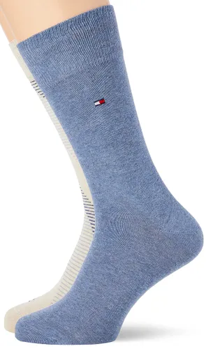 Tommy Hilfiger mens Diagonal Stripe Classic Sock