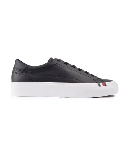 Tommy Hilfiger Mens Elevated Vulc Trainers - Blue