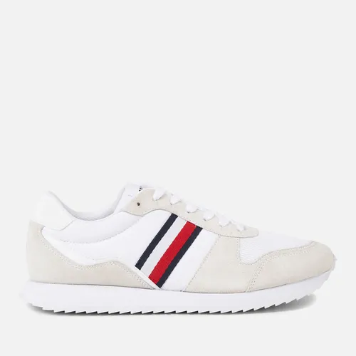 Tommy Hilfiger Men's Evo Mix Suede, Leather and Mesh Trainers - UK