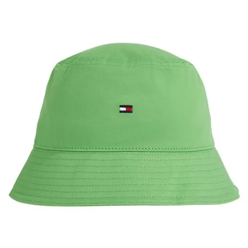 Tommy Hilfiger Mens Flag Embroidery Bucket Hat - Lime