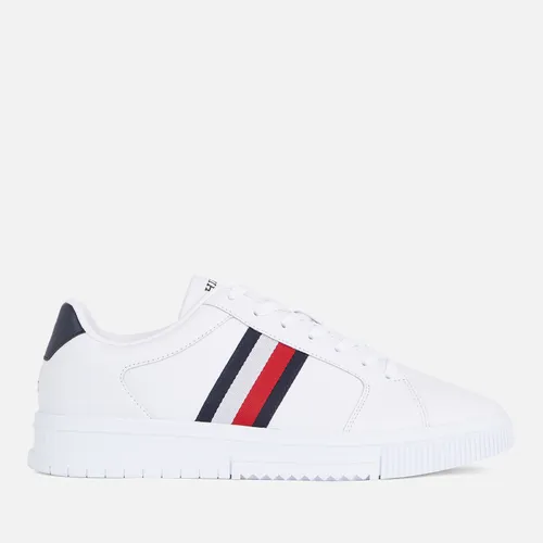 Tommy Hilfiger Men's Leather Cupsole Trainers - UK