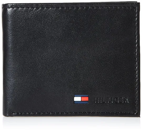 Tommy Hilfiger Men's Leather Stockon Coin Passcase
