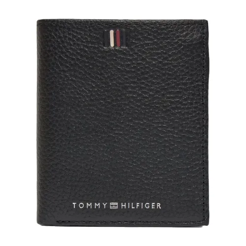 Tommy Hilfiger , Mens Leather Wallet with Coin Pocket ,Black male, Sizes: ONE SIZE