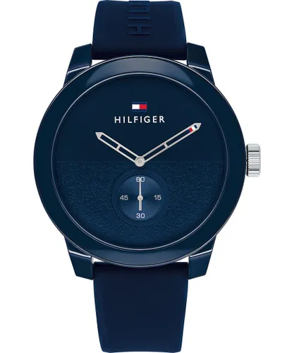 Tommy Hilfiger Mens Men Watch 1791803 - Blue Silicone - One Size