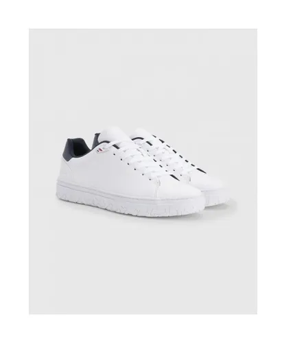 Tommy Hilfiger Mens Modern Iconic Court Trainers - White Leather