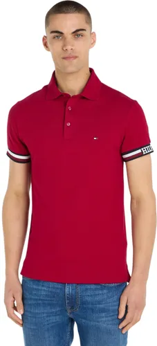Tommy Hilfiger Men's MONOTYPE Flag Cuff Slim FIT Polo