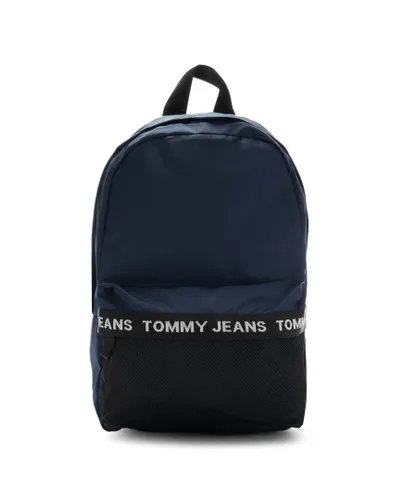 Tommy Hilfiger Mens Multi-Compartment Zip Fastening Backpack in Blue - One Size