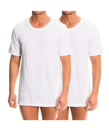 Tommy Hilfiger Mens Pack-2 short-sleeved undershirt 2S87902163 man - White