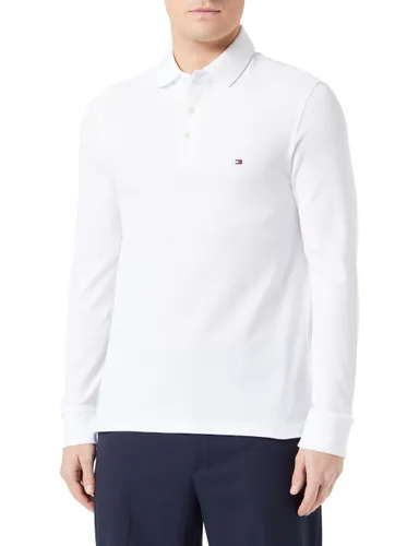 Tommy Hilfiger Men's Polo Shirt Long-Sleeve Slim Basic