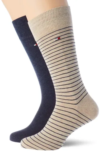 Tommy Hilfiger Men's Small Stripe Men's Socks (2 Pack)