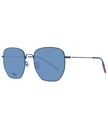 Tommy Hilfiger Mens Square Sunglasses with 100% UVA & UVB Protection - Blue - One