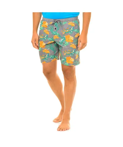 Tommy Hilfiger Mens straight-cut pajama shorts with hems UM0UM00153 - Multicolour
