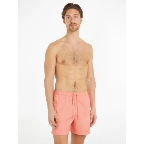 Tommy Hilfiger Mens Summer Peach Medium Drawstring Swim Short