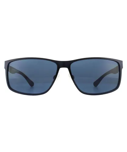 Tommy Hilfiger Mens Sunglasses TH 1542/S FLL KU Matte Blue Avio Metal (archived) - One
