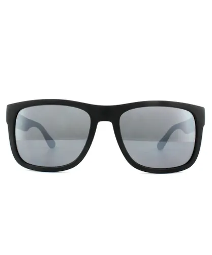 Tommy Hilfiger Mens Sunglasses TH 1556/S D51 T4 Black Grey Mirror 52mm - One