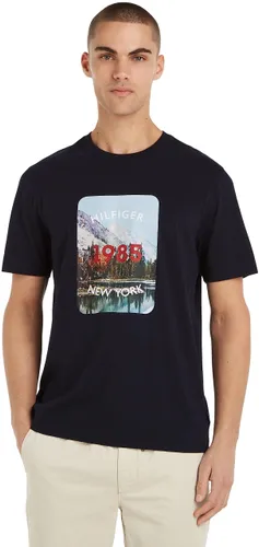 Tommy Hilfiger Men's T-Shirt Landscape Graphic Short-Sleeve