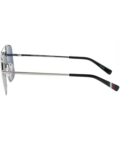 Tommy Hilfiger Mens TH1752/S 06LB KU Ruthenium Sunglasses - Silver - One
