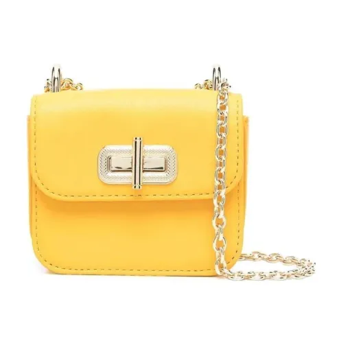 Tommy Hilfiger , micro turnlock cross body bags ,Yellow female, Sizes: ONE SIZE