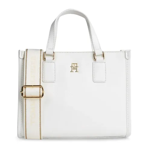 Tommy Hilfiger , Mini Tote Bag Spring/Summer Collection ,White female, Sizes: ONE SIZE