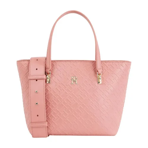 Tommy Hilfiger , Monogram Shopper Bag ,Pink female, Sizes: ONE SIZE