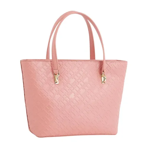 Tommy Hilfiger , Monogram Shopper Bag ,Pink female, Sizes: ONE SIZE