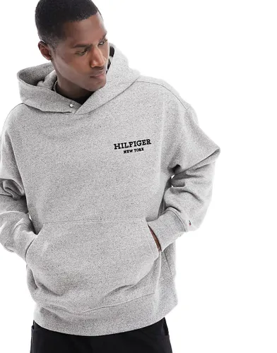 Tommy Hilfiger monotype hoodie in grey