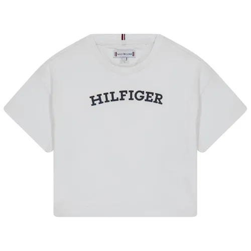 Tommy Hilfiger Monotype Short Sleeve T-Shirt Juniors - White