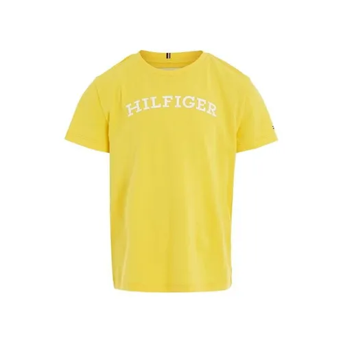 Tommy Hilfiger Monotype Short Sleeve T-Shirt Juniors - Yellow