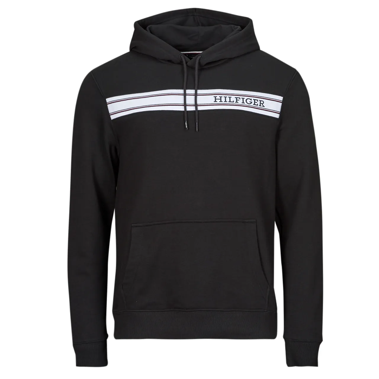 Tommy Hilfiger  MONOTYPE STRIPE  men's Sweatshirt in Black