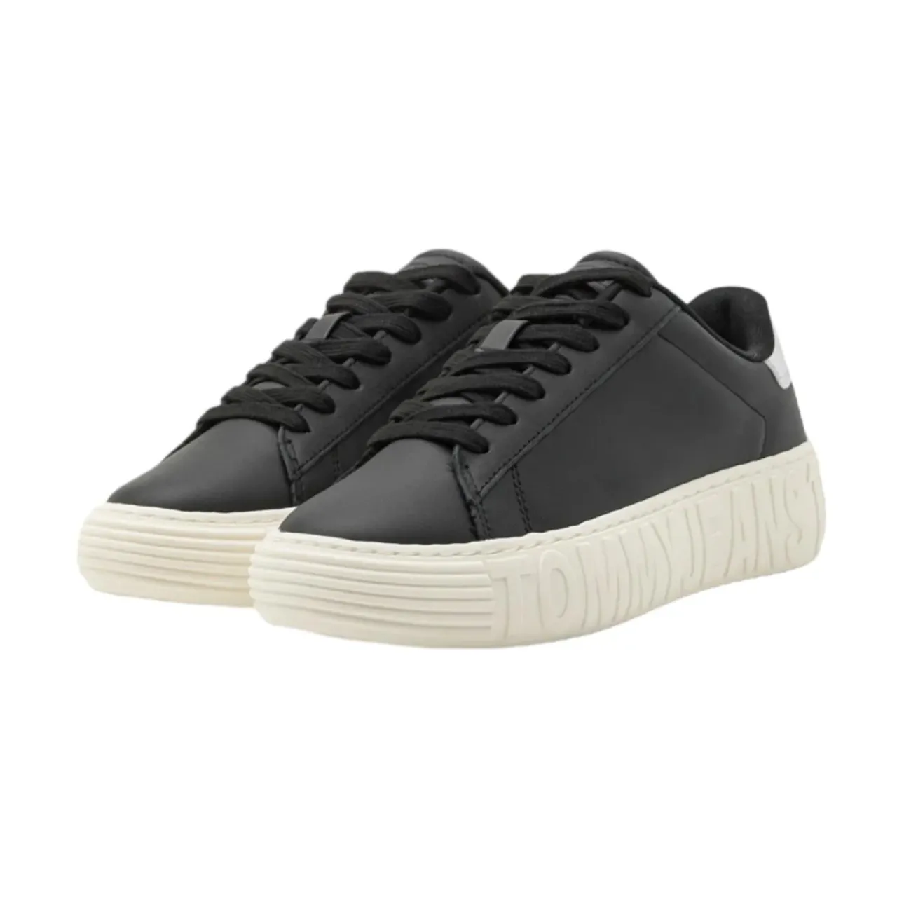Tommy Hilfiger , New Cupsole Sneaker ,Black female, Sizes: