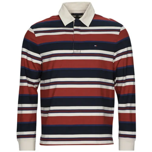 Tommy Hilfiger  NEW PREP STRIPE RUGBY  men's Polo shirt in Multicolour